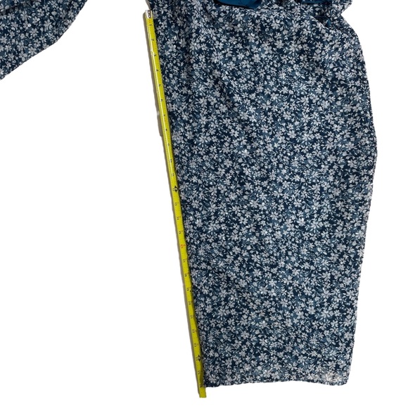 ALI & JAY Lagoon Stolls Blue Floral Wide-Leg Jumpsuit, size large. Damage flaws - Picture 13 of 17